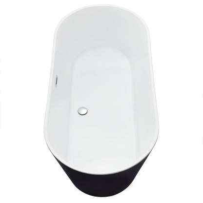 Contemporary Oval Design Freestanding Soaking Bathtub by Altair