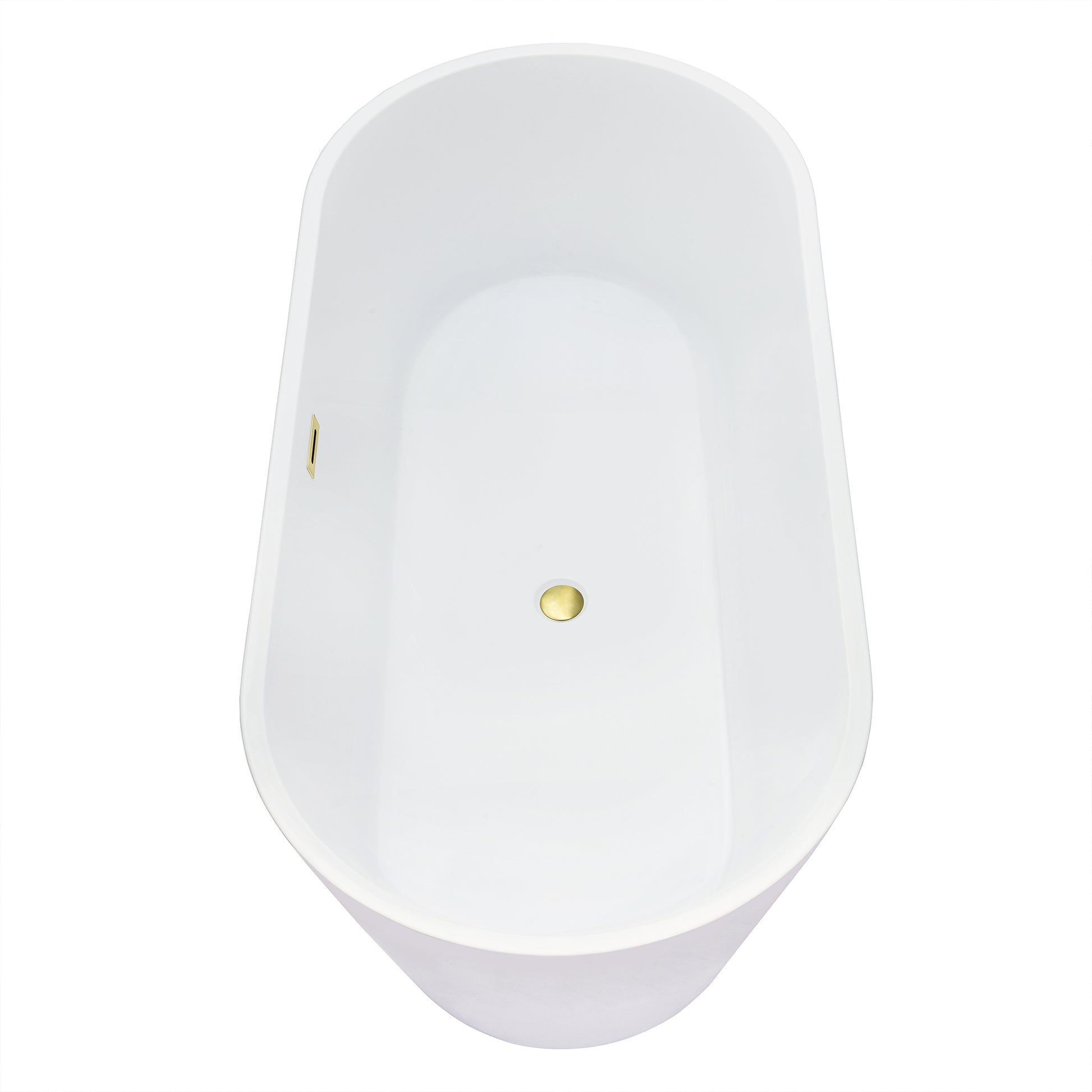 Contemporary Oval Design Freestanding Soaking Bathtub by Altair