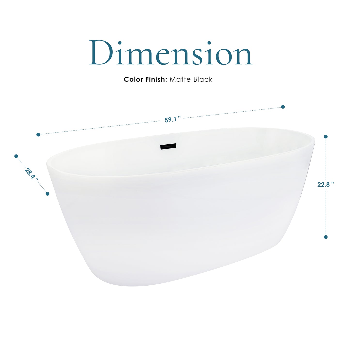 Bathtime Retreat Freestanding Soaking Bathtub by Altair