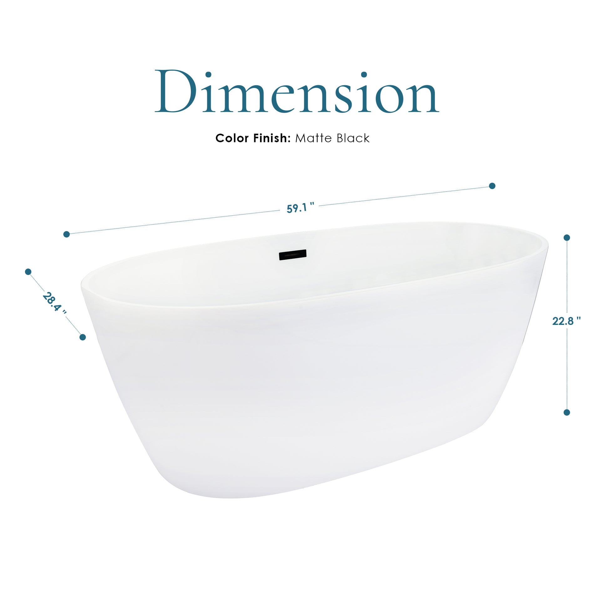 Bathtime Retreat Freestanding Soaking Bathtub by Altair