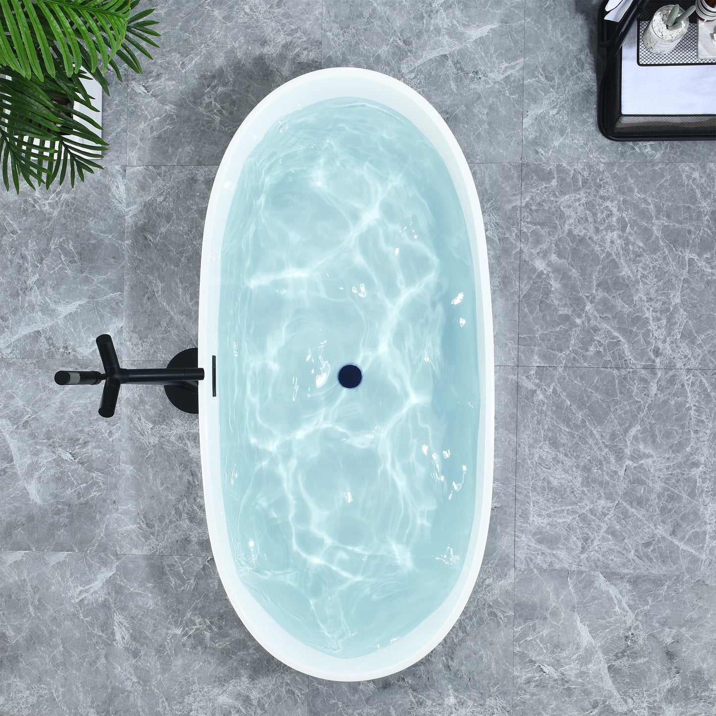 Bathtime Retreat Freestanding Soaking Bathtub by Altair