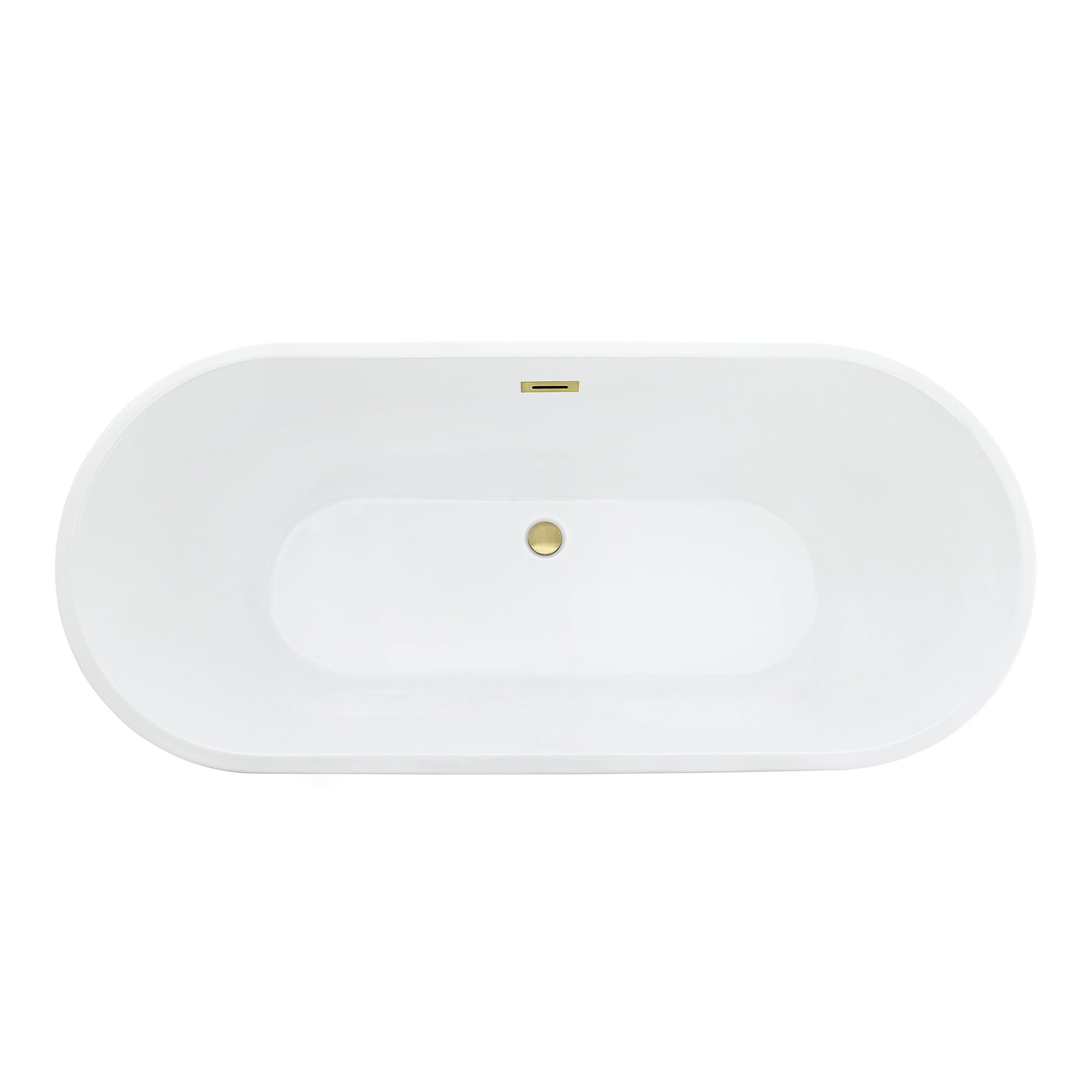 Sleek, Contemporary Oval Design Freestanding Bathtub by Altair