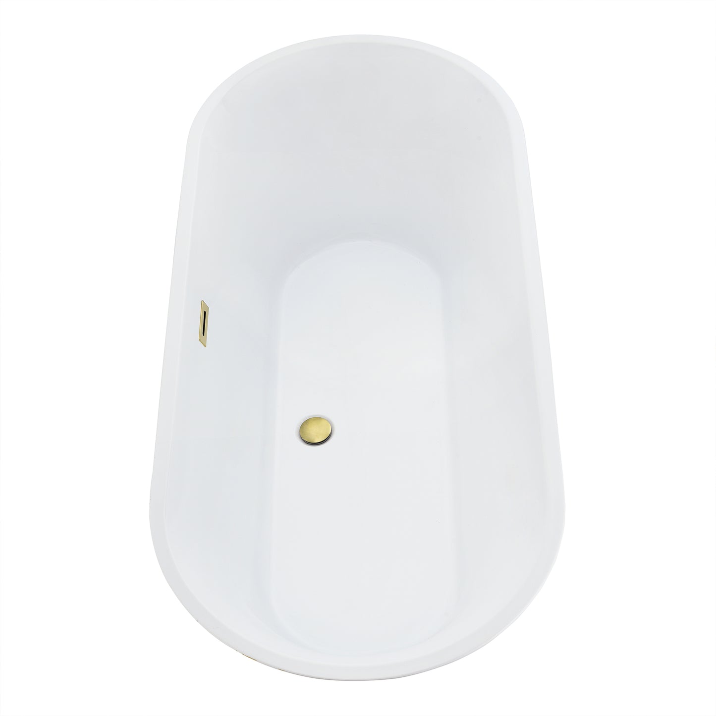 Sleek, Contemporary Oval Design Freestanding Bathtub by Altair