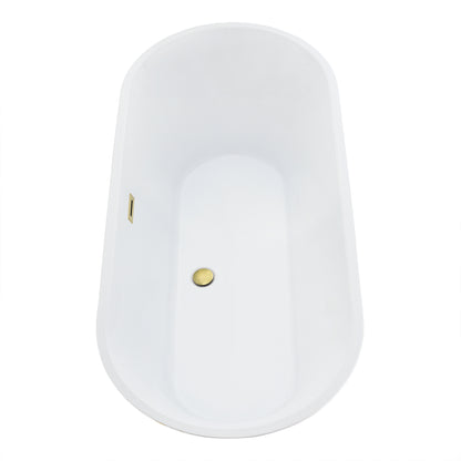 Sleek, Contemporary Oval Design Freestanding Bathtub by Altair