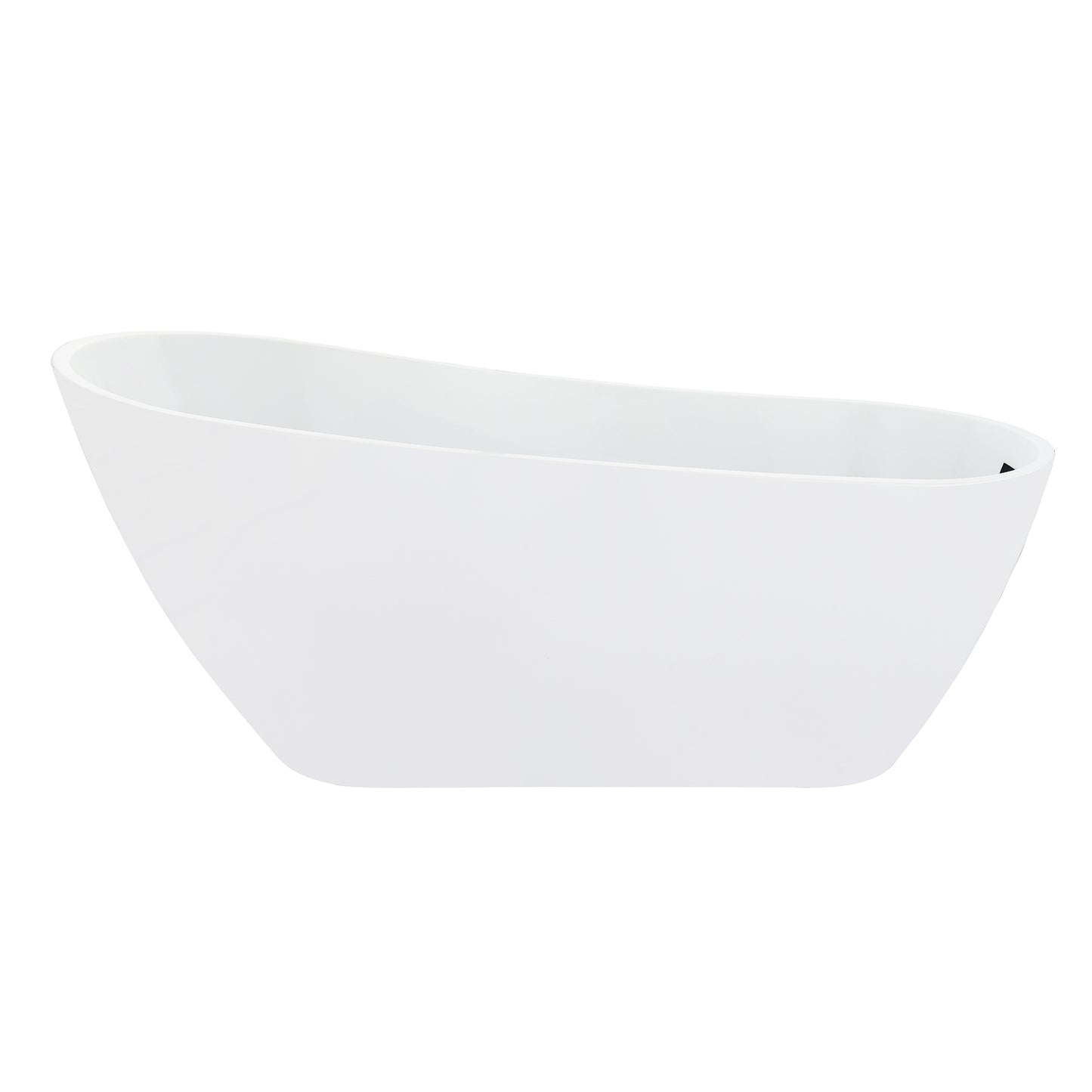 Contemporary, Single-Slipper Design Freestanding Bathtub by Altair