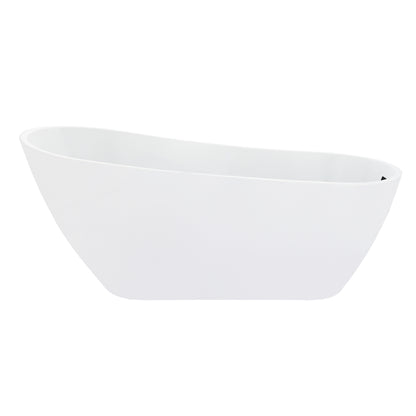 Contemporary, Single-Slipper Design Freestanding Bathtub by Altair