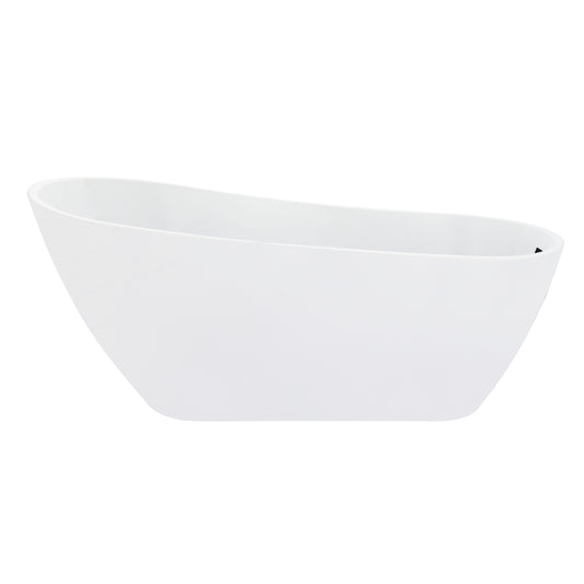 Contemporary, Single-Slipper Design Freestanding Bathtub by Altair