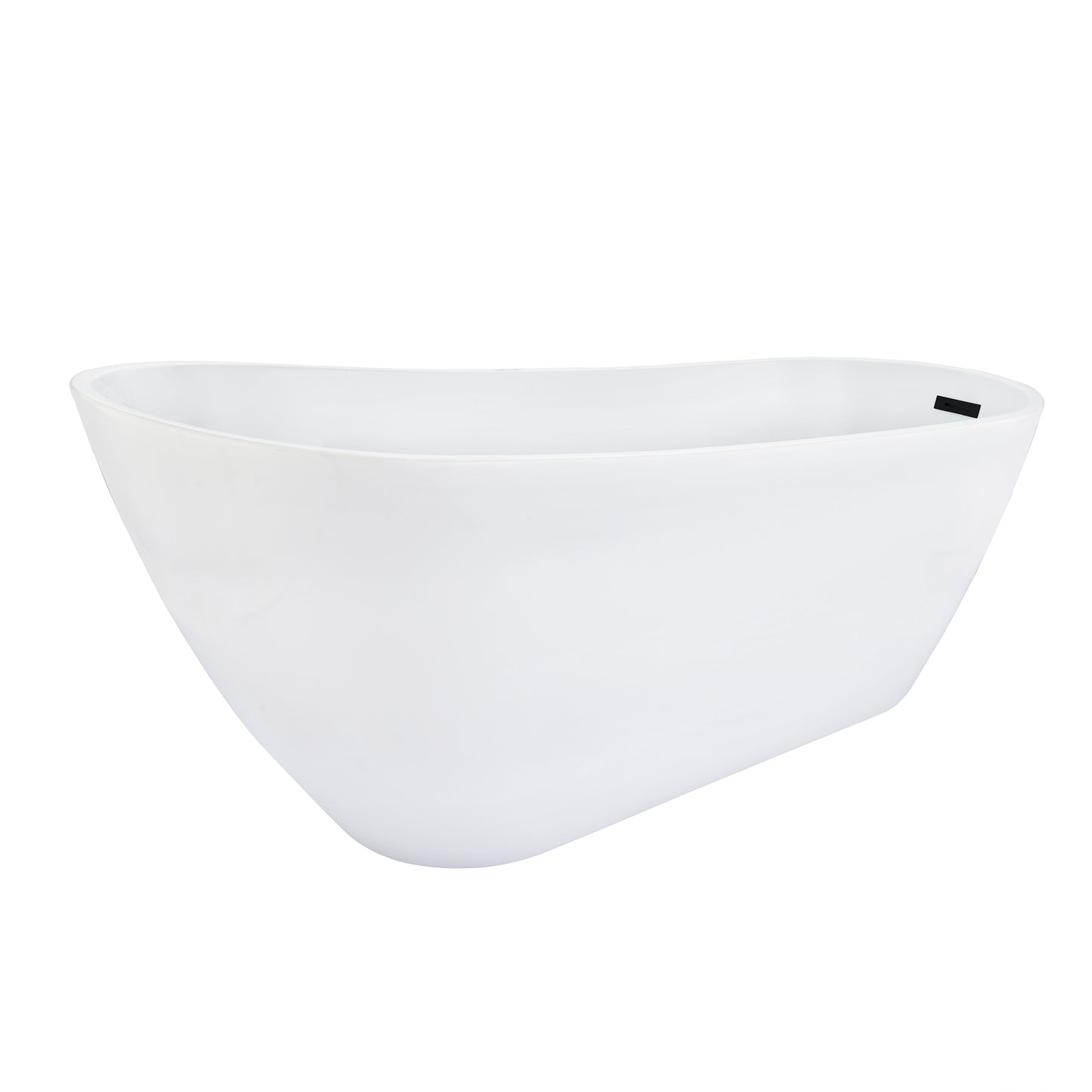 Contemporary, Single-Slipper Design Freestanding Bathtub by Altair