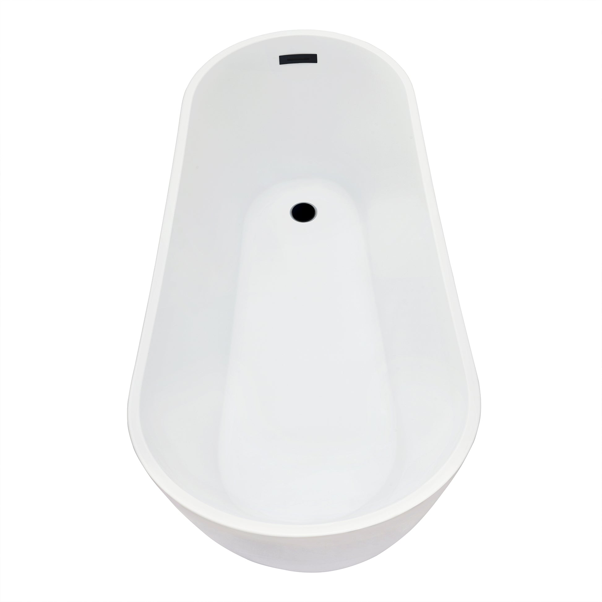 Contemporary, Single-Slipper Design Freestanding Bathtub by Altair