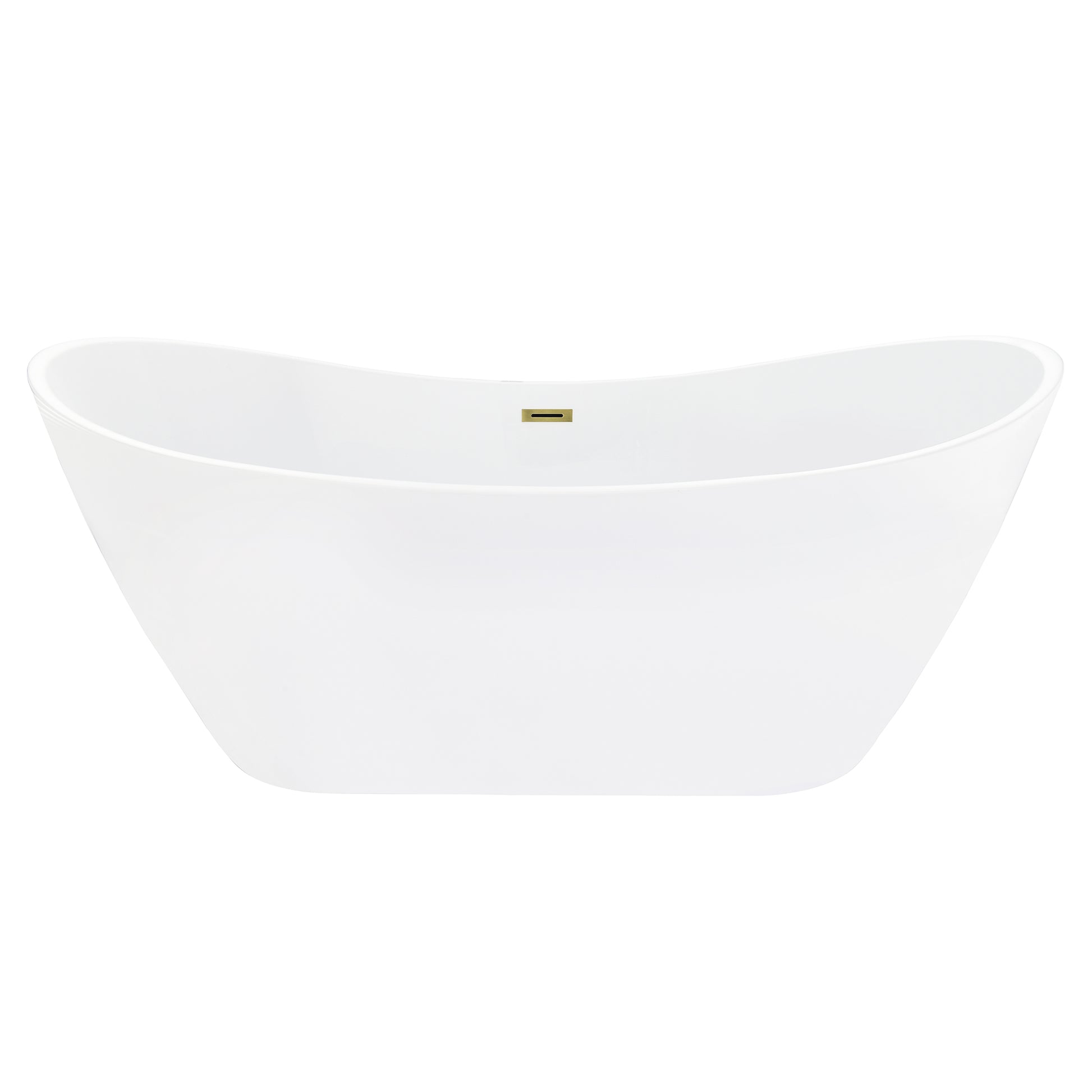 Contemporary, Double-Slipper Design Freestanding Bathtub by Altair
