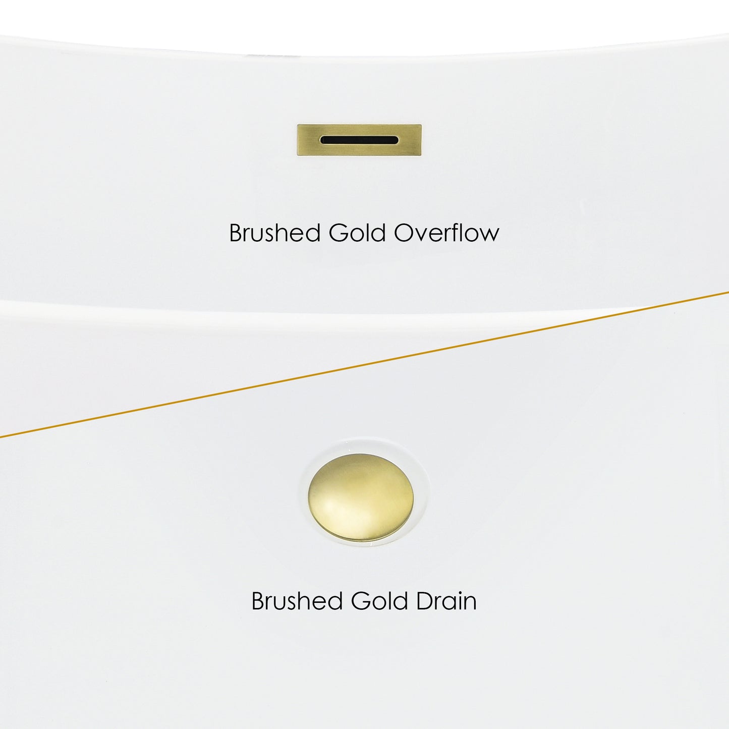 Contemporary, Double-Slipper Design Freestanding Bathtub by Altair