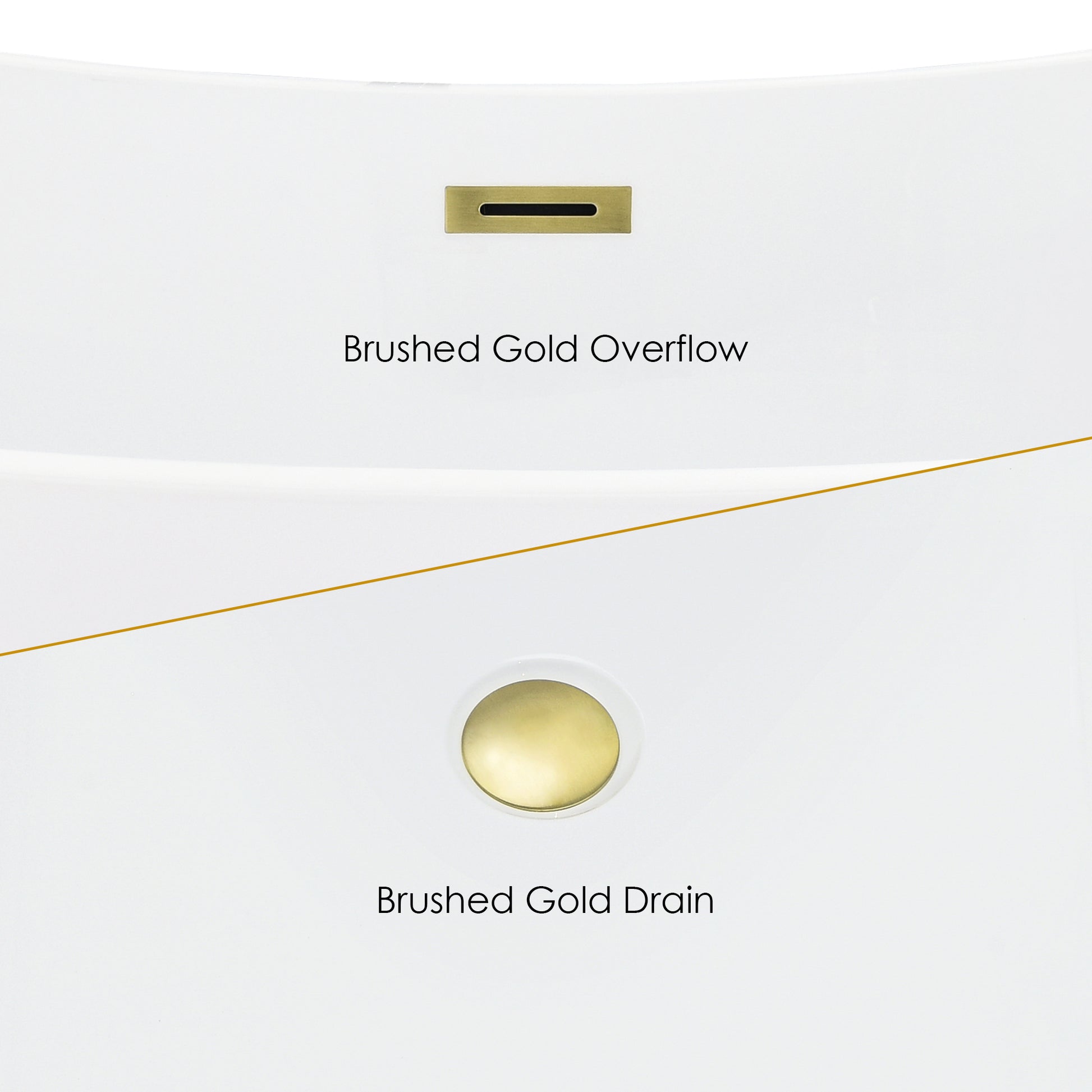 Contemporary, Double-Slipper Design Freestanding Bathtub by Altair