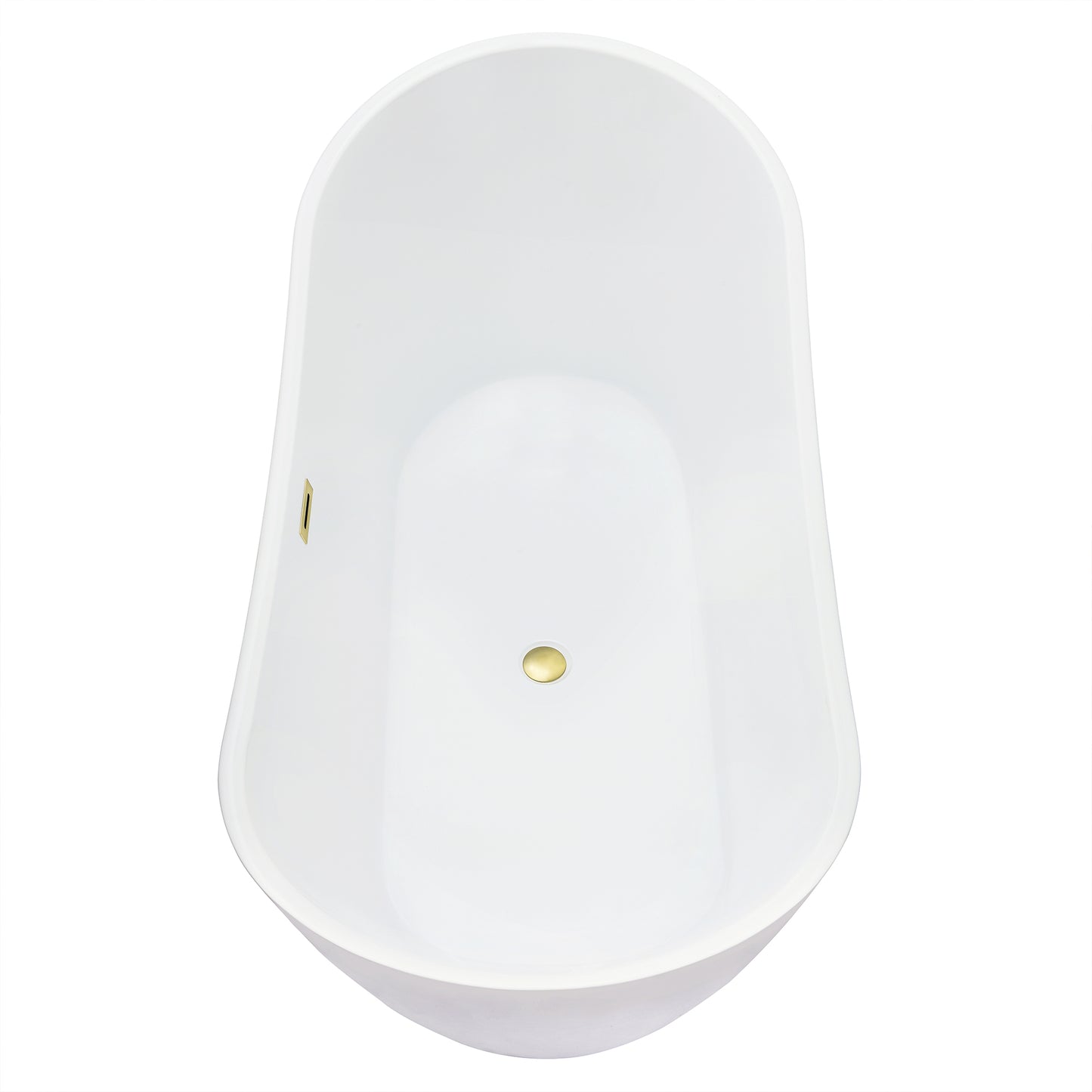 Contemporary, Double-Slipper Design Freestanding Bathtub by Altair