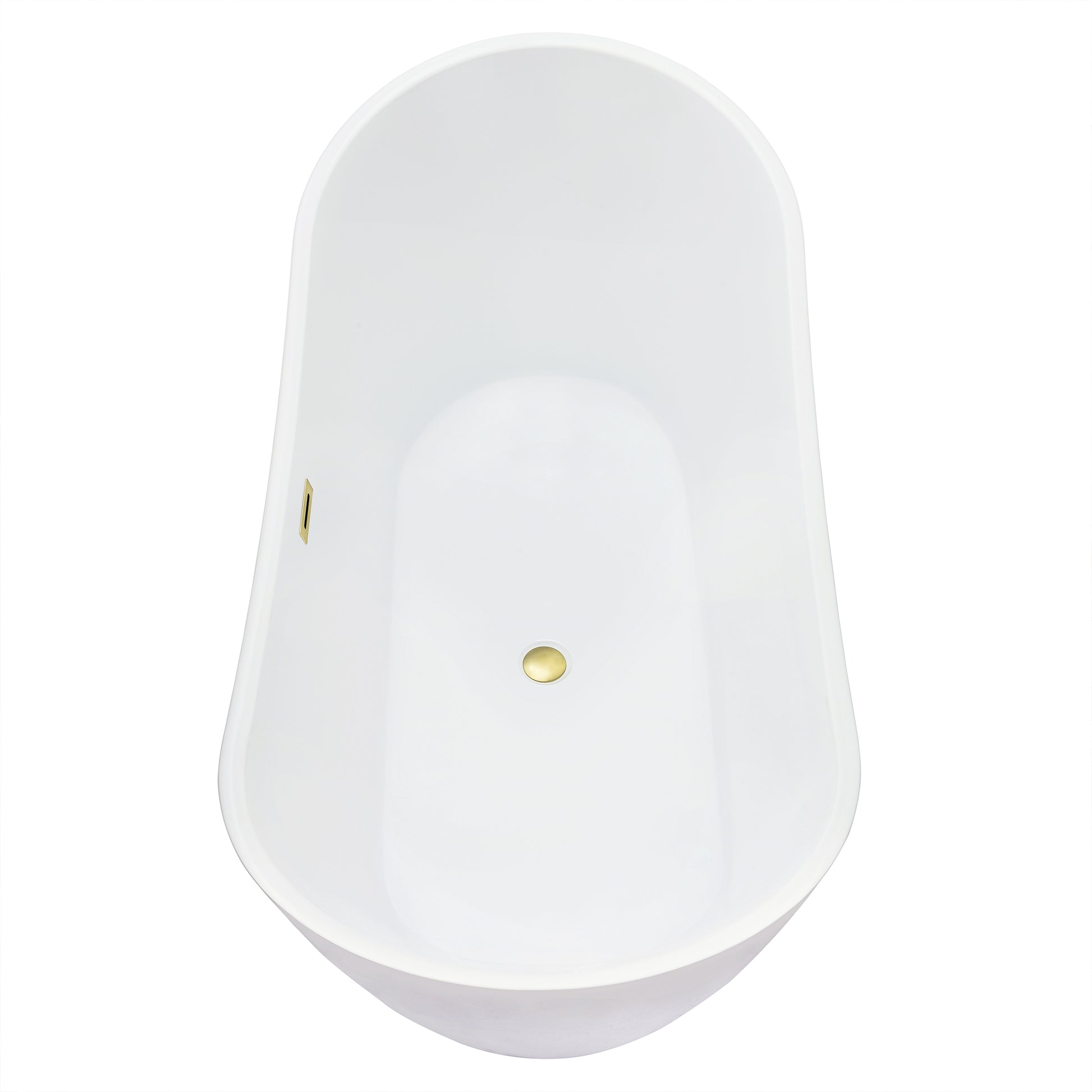 Contemporary, Double-Slipper Design Freestanding Bathtub by Altair
