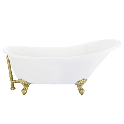 Timeless Oval Clawfoot Bathtub by Altair