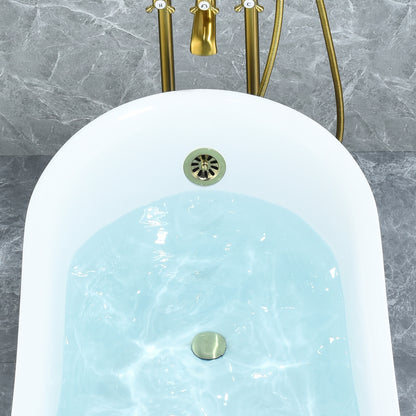 Timeless Oval Clawfoot Bathtub by Altair