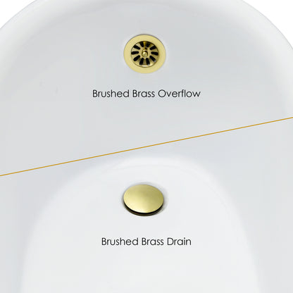 Timeless Oval Clawfoot Bathtub by Altair
