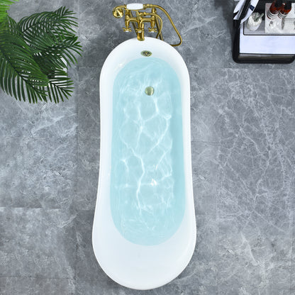 Timeless Oval Clawfoot Bathtub by Altair