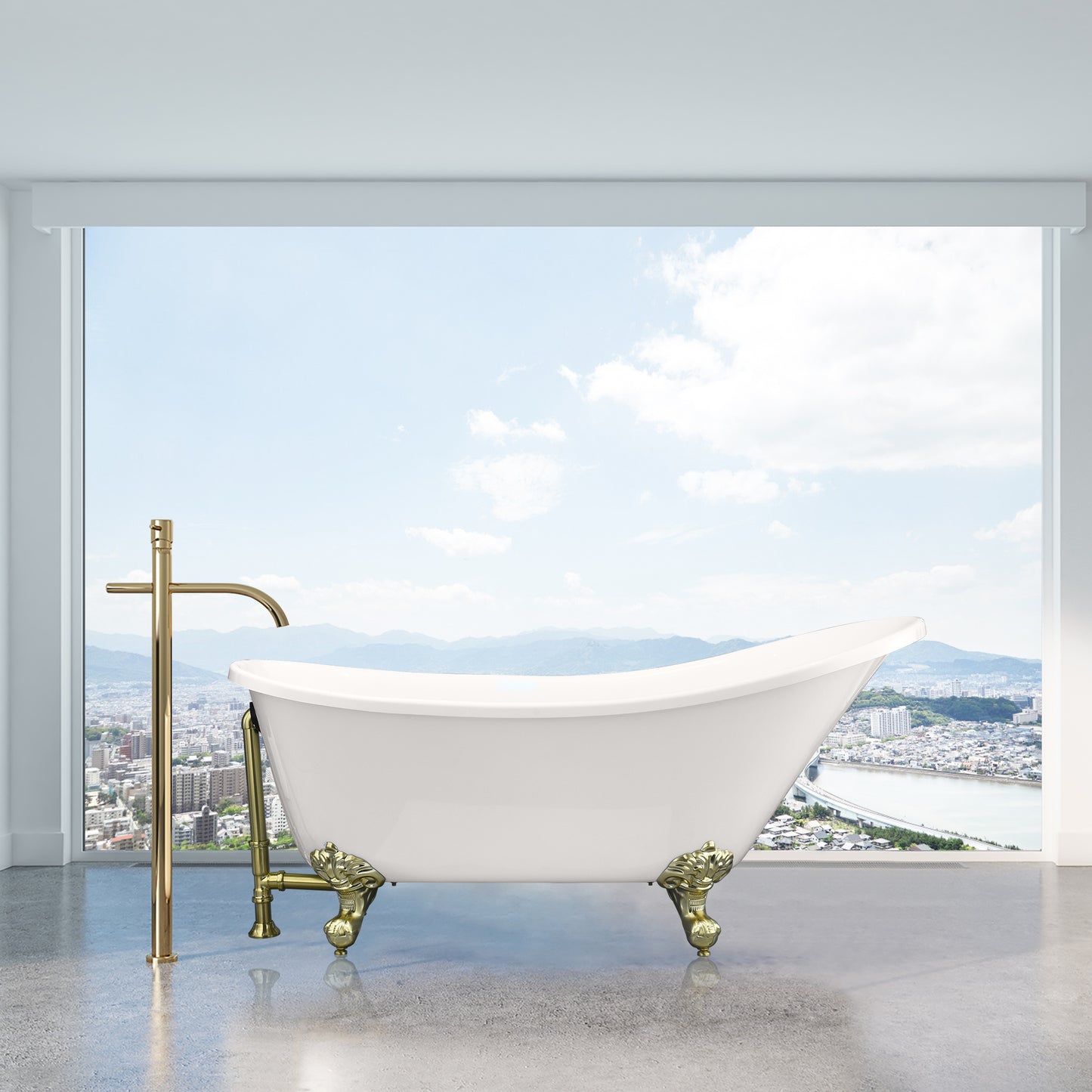 Timeless Oval Clawfoot Bathtub by Altair