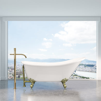 Timeless Oval Clawfoot Bathtub by Altair
