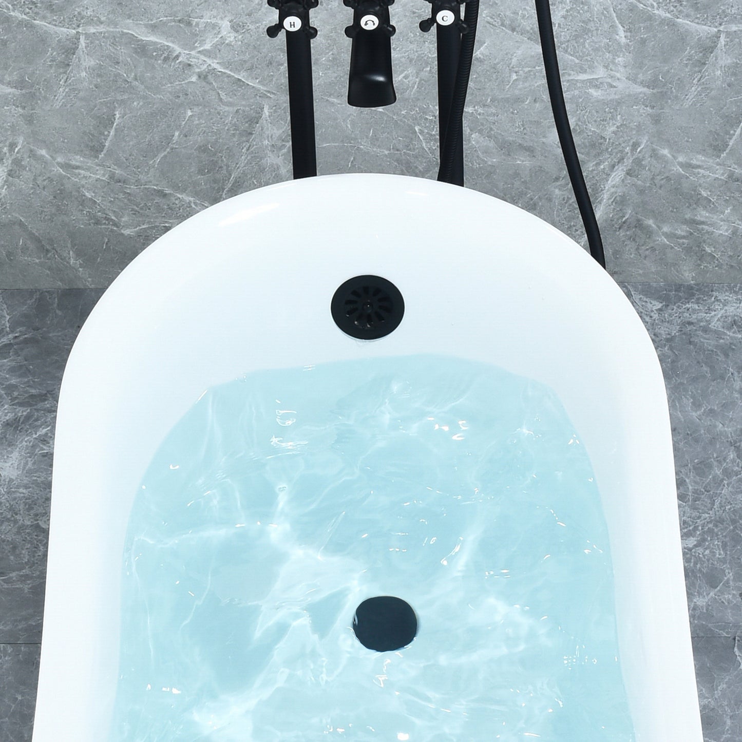 Timeless Oval Clawfoot Bathtub by Altair