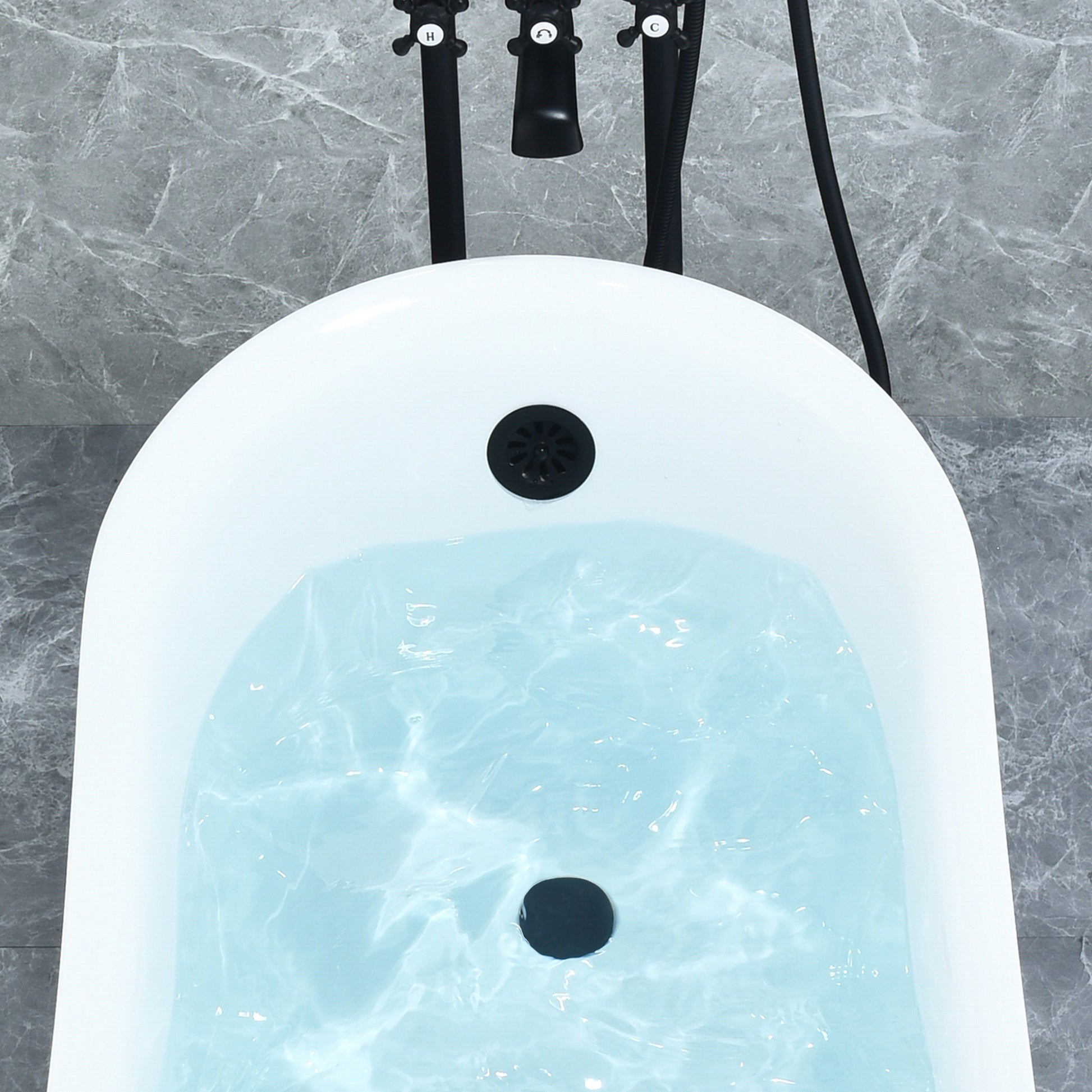 Timeless Oval Clawfoot Bathtub by Altair