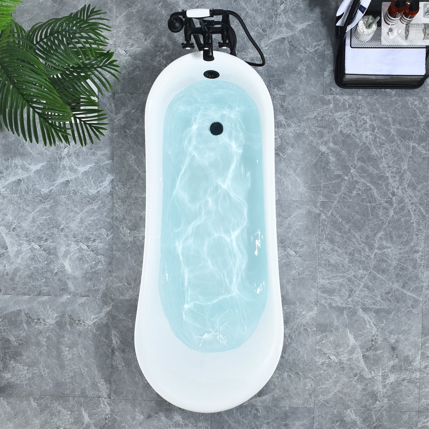 Timeless Oval Clawfoot Bathtub by Altair