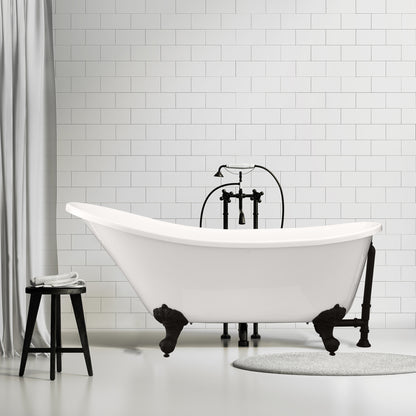 Timeless Oval Clawfoot Bathtub by Altair
