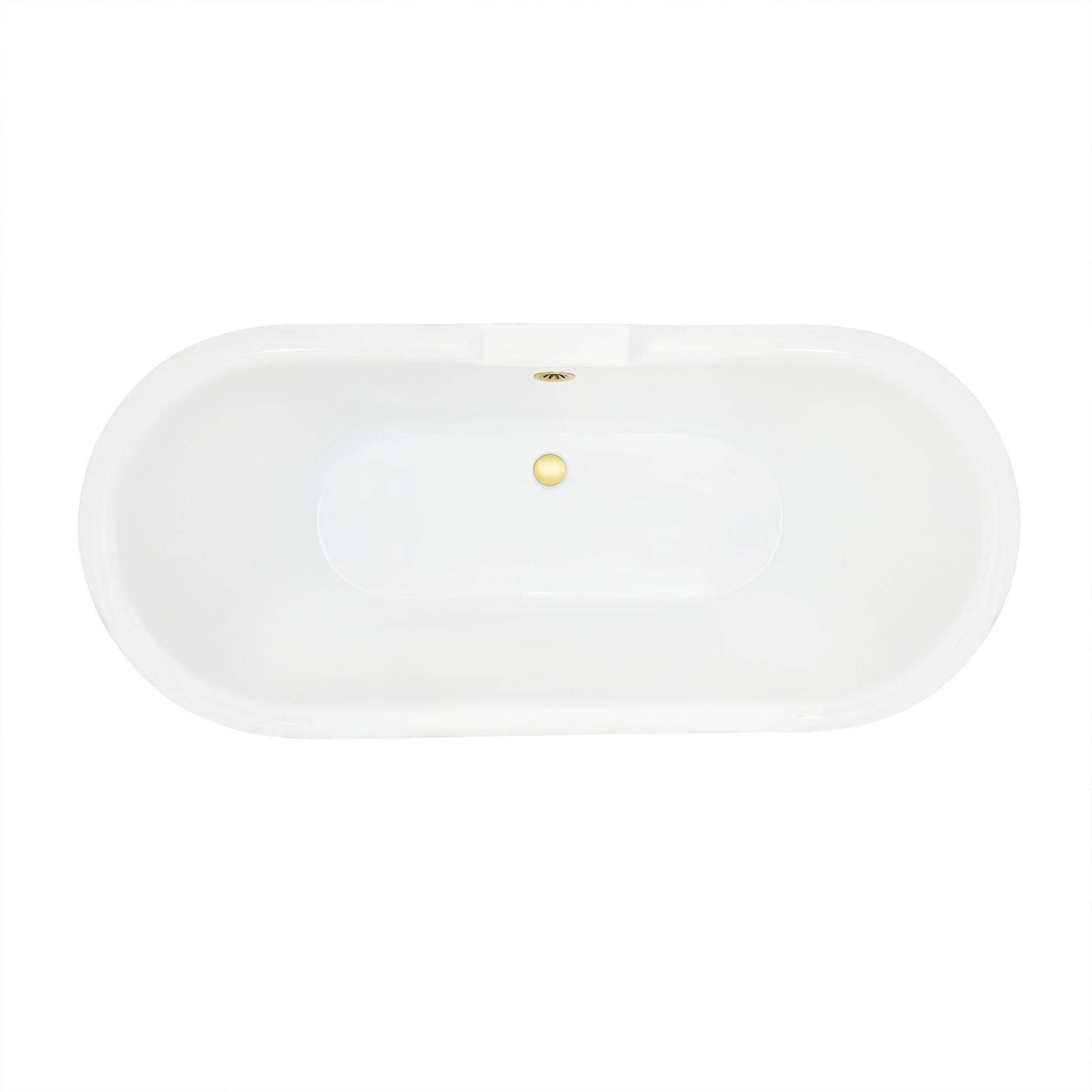 Gray Breathtaking Oval Clawfoot Bathtub by Altair