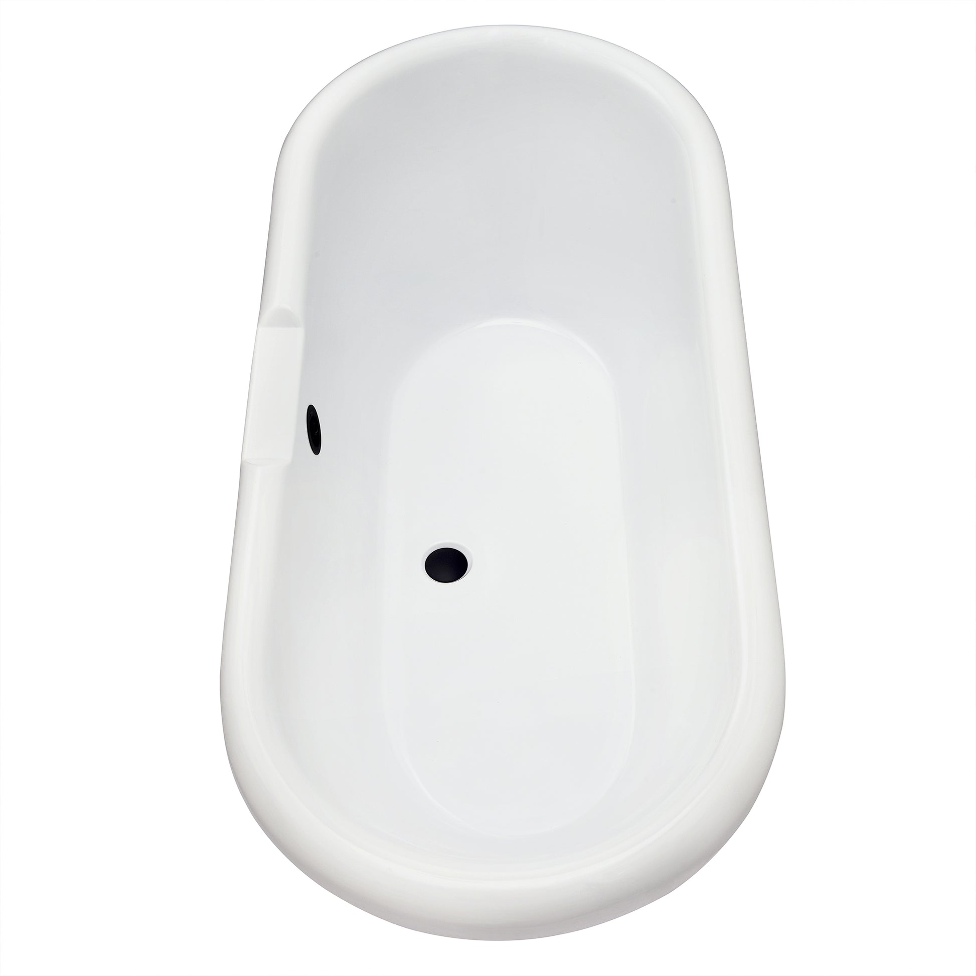 Gray Breathtaking Oval Clawfoot Bathtub by Altair