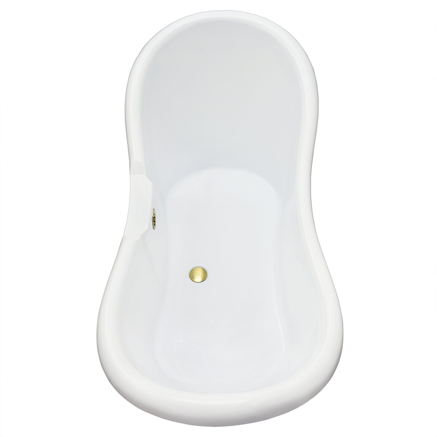 Black Double Slipper Clawfoot Bathtub by Altair