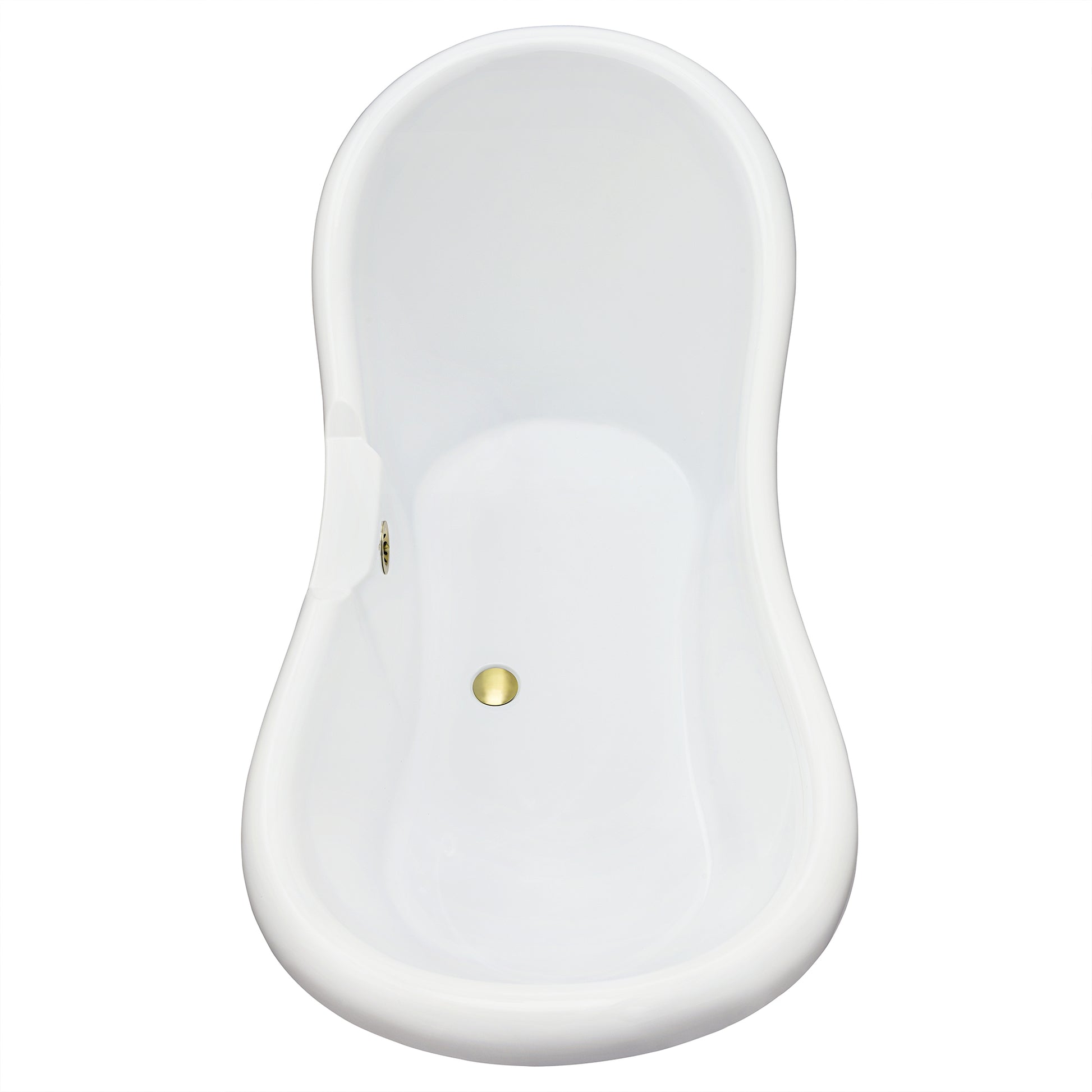Black Double Slipper Clawfoot Bathtub by Altair