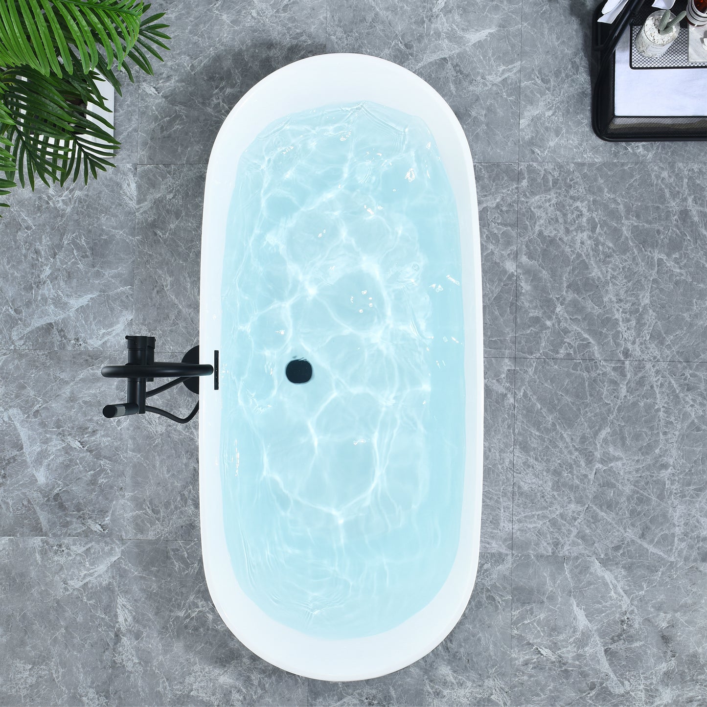 Sink Deep into Luxury with Our Freestanding Soaking Bathtub by Altair