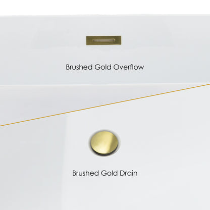 Sink Deep into Luxury with Our Freestanding Soaking Bathtub by Altair