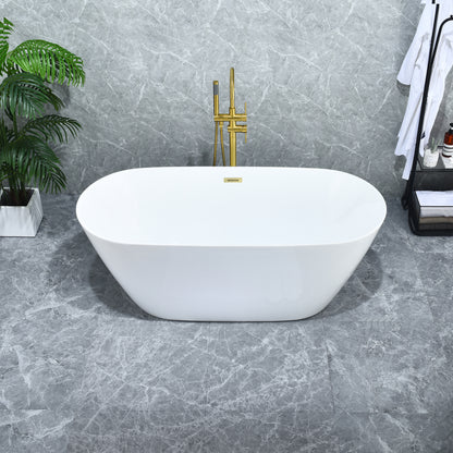 Sink Deep into Luxury with Our Freestanding Soaking Bathtub by Altair