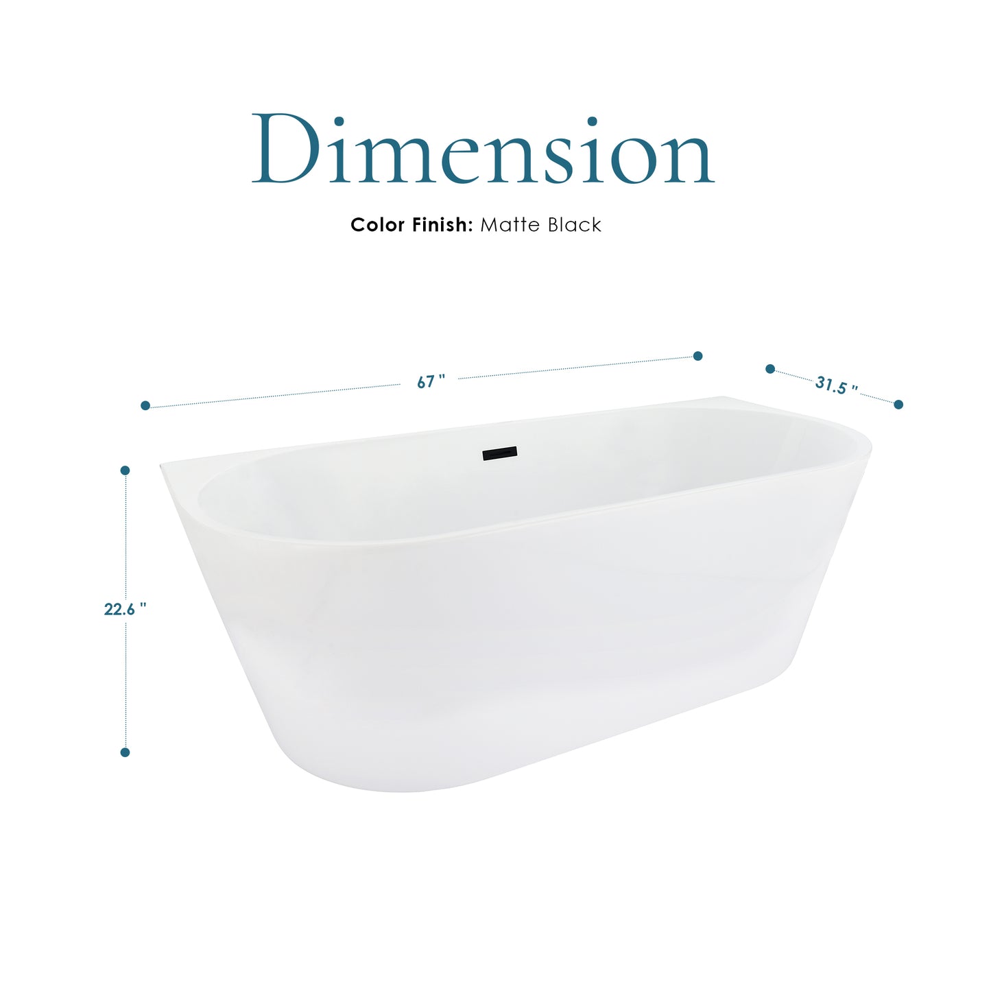 Contemporary D-shaped, back-to-wall design by Altair