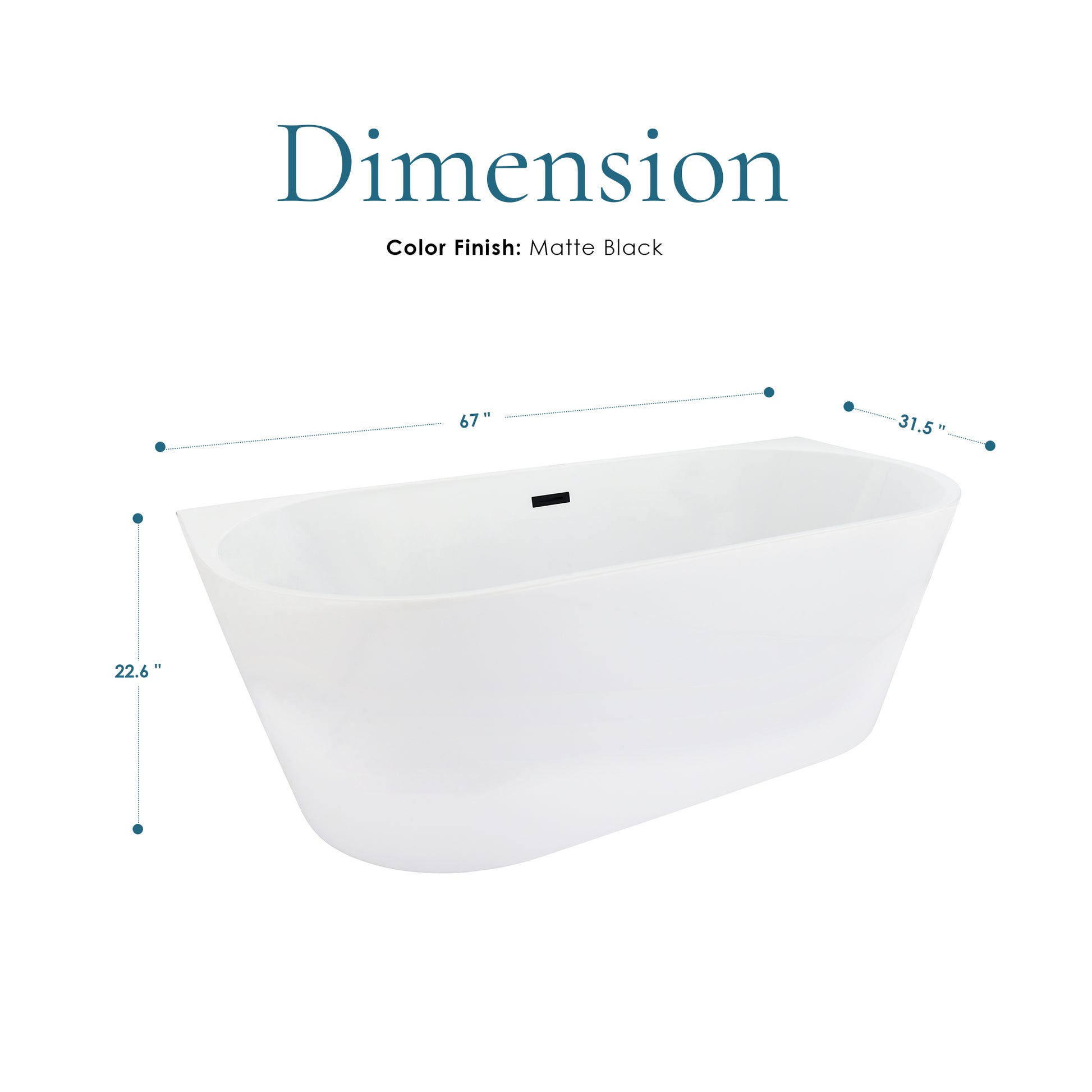 Contemporary D-shaped, back-to-wall design by Altair