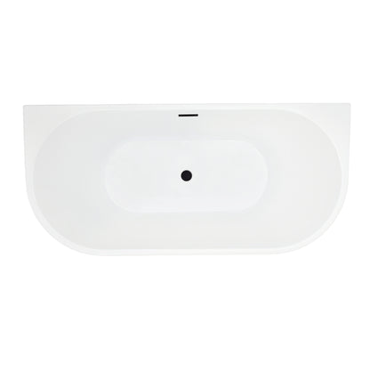 Contemporary D-shaped, back-to-wall design by Altair
