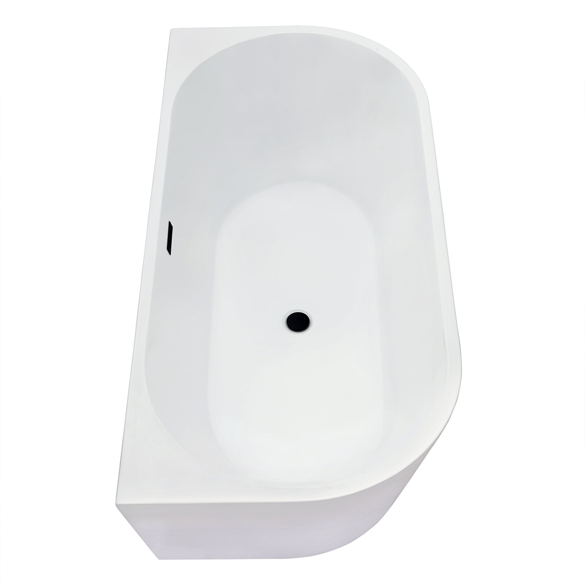 Contemporary D-shaped, back-to-wall design by Altair