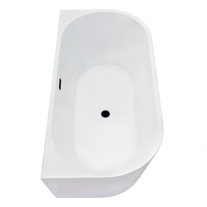 Contemporary D-shaped, back-to-wall design by Altair