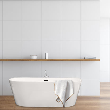 Contemporary D-shaped, back-to-wall design by Altair
