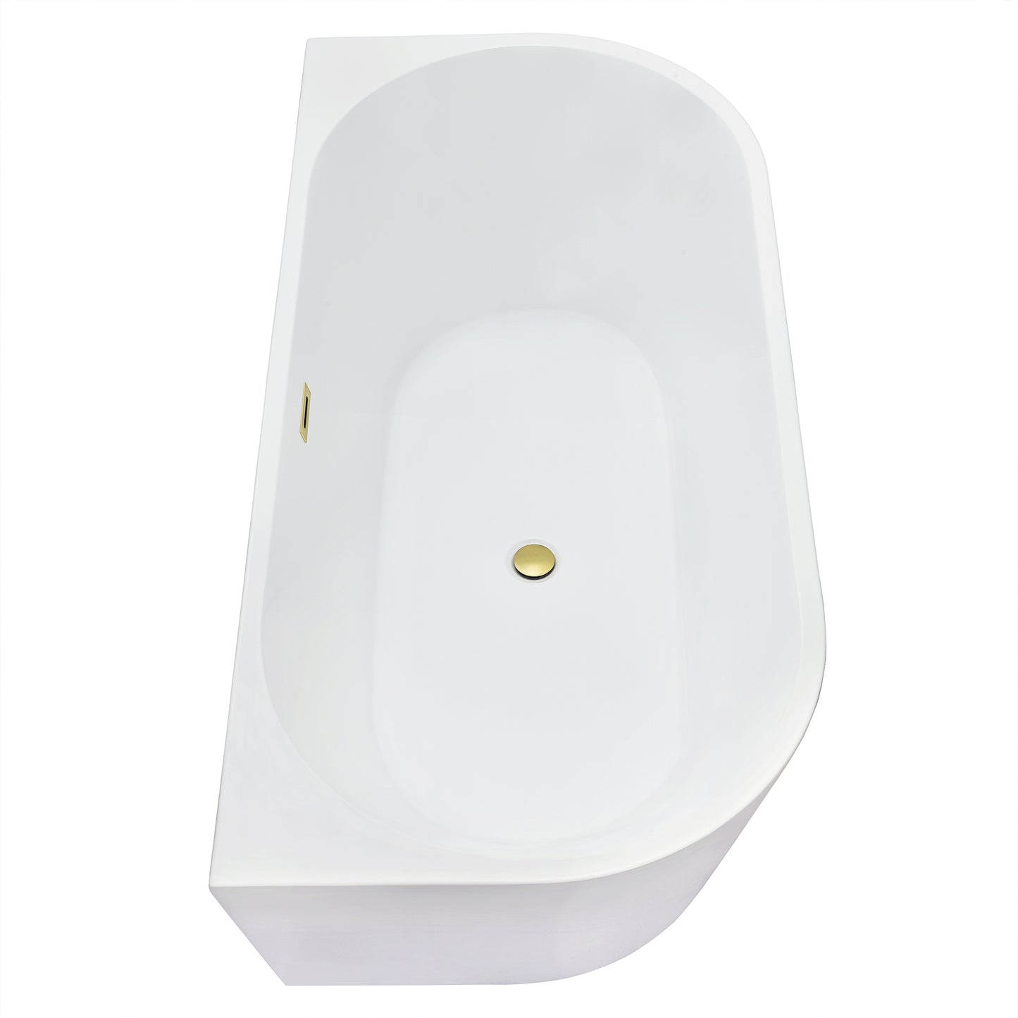 Contemporary D-shaped, back-to-wall design by Altair