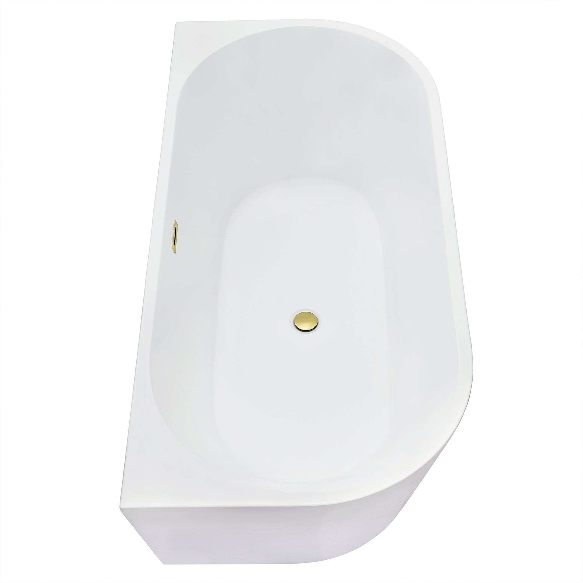 Contemporary D-shaped, back-to-wall design by Altair