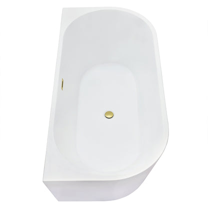 Contemporary D-shaped, back-to-wall design by Altair