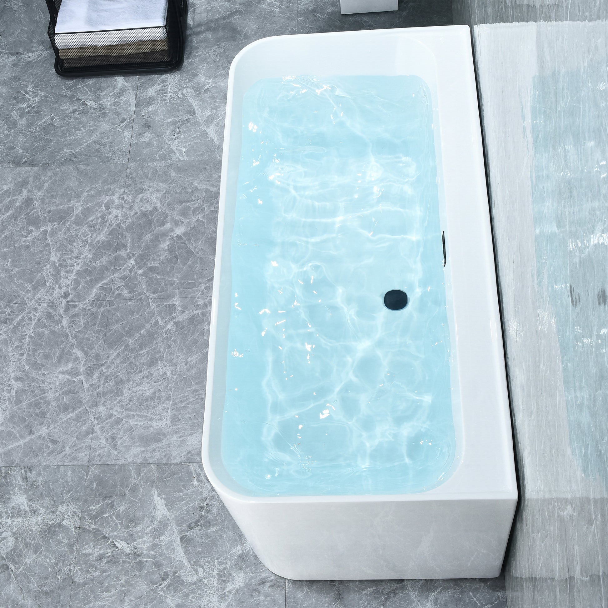 Contemporary Square-Shaped, Back-to-Wall Design by Altair