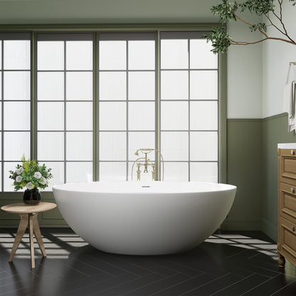 Ergonomic Design Solid Surface Soaking Bathtub by Altair