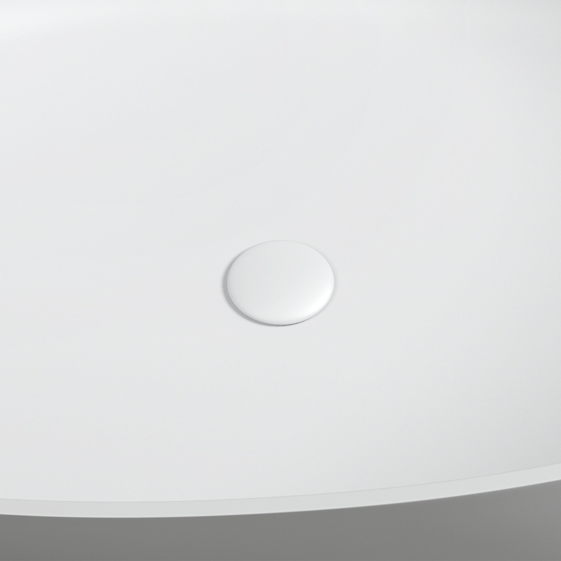 Modern Oval Freestanding Bathtub Solid Surface Soaking Bathtub by Altair