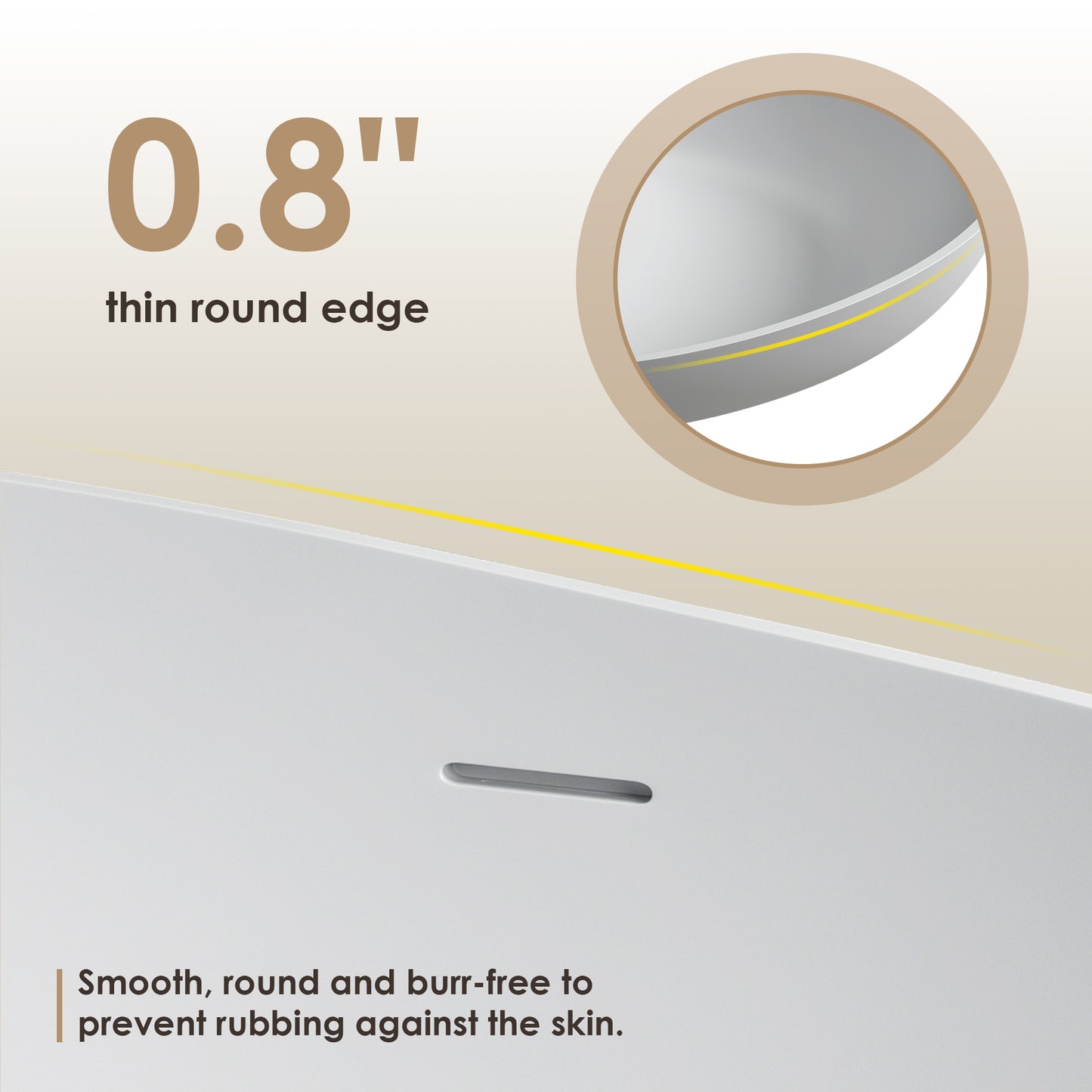 Solid Surface Relaxing Soaking Bathtub by Altair