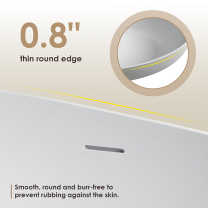 Solid Surface Relaxing Soaking Bathtub by Altair