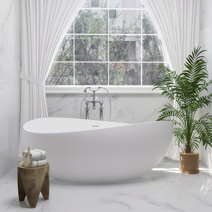 Solid Surface Relaxing Soaking Bathtub by Altair